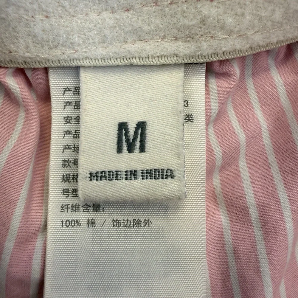 Abercrombie & Fitch Men's Pink White Woven Boxer Shorts Underwear Sz M